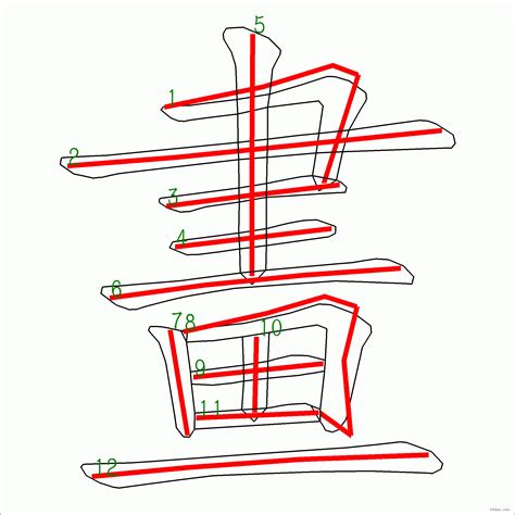 12劃 字|12劃的字,12畫的字,12畫漢字大全 